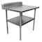 Bk Resources Work Table Stainless Steel Undershelf, Plastic feet 5" Riser 30"x30" SVTR5-3030 - alternate 1